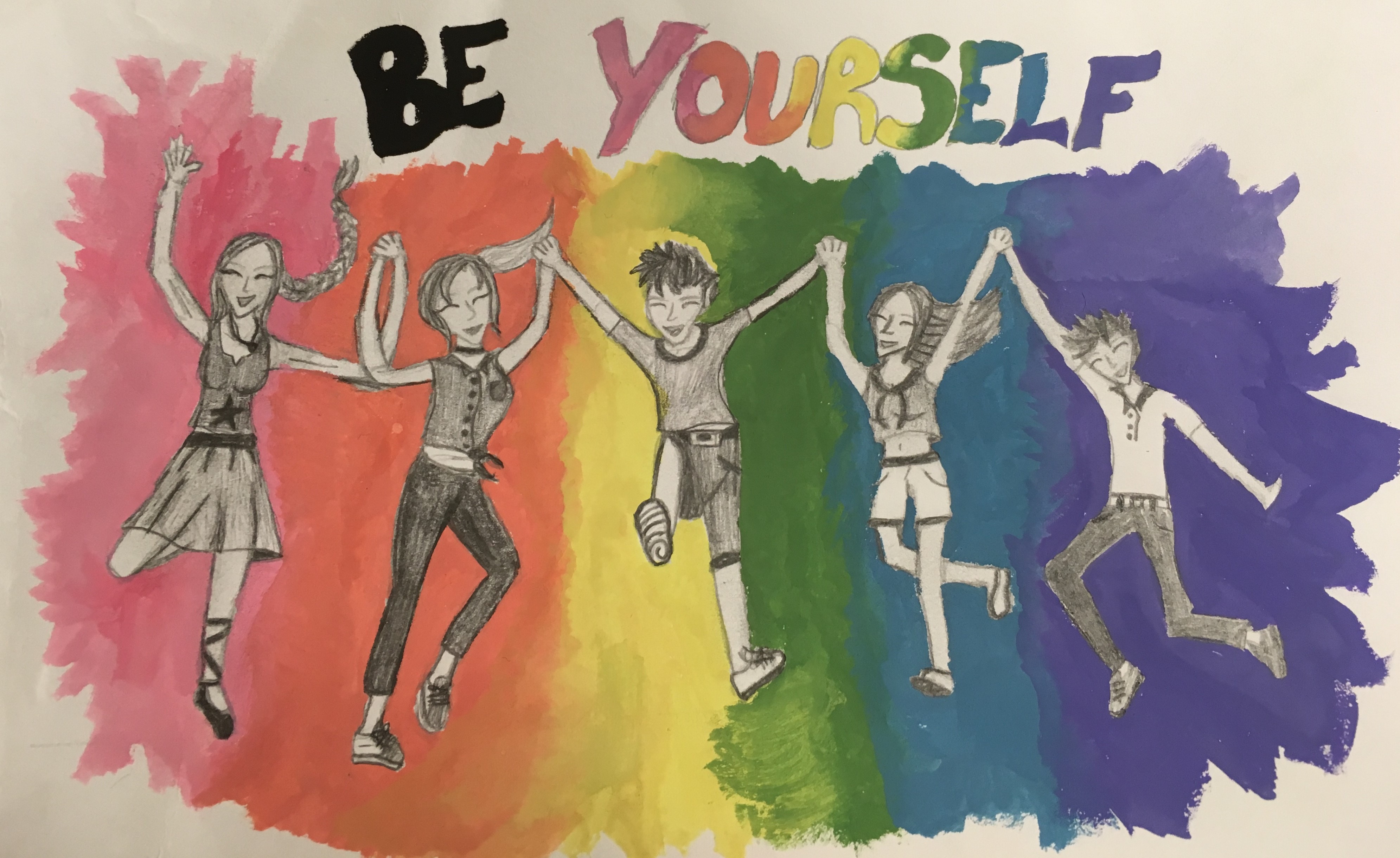Emma's 'Be Yourself' artwork