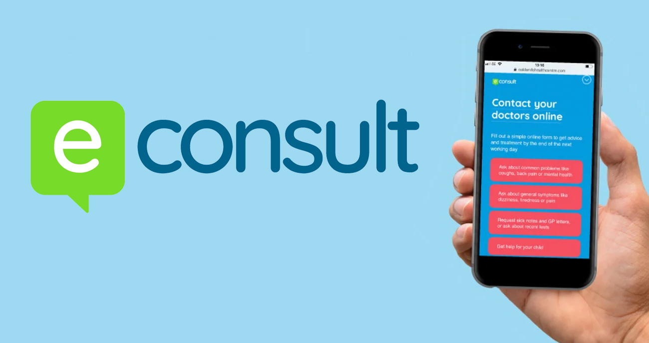 eConsult on mobile phone