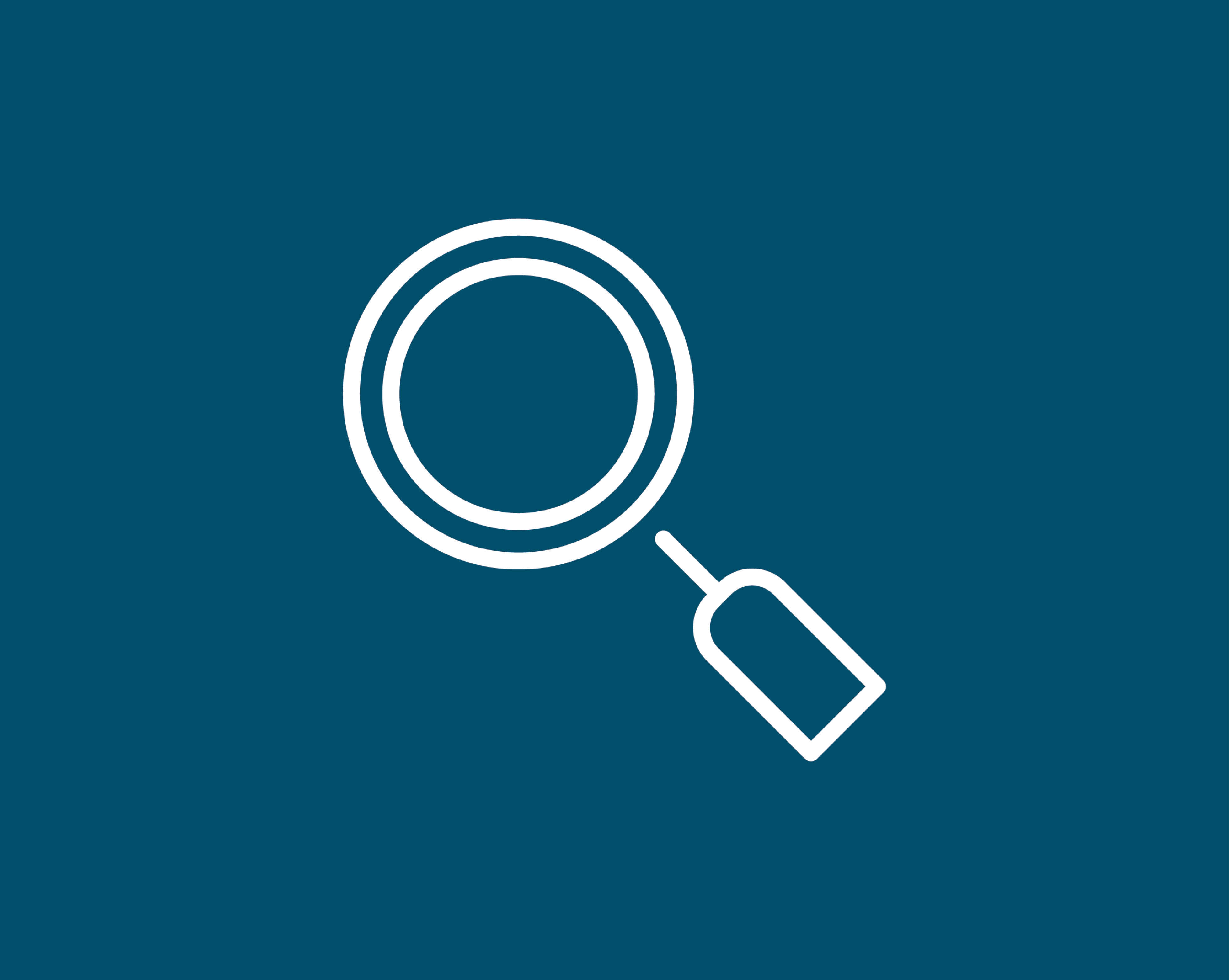 Icon of a magnifying glass