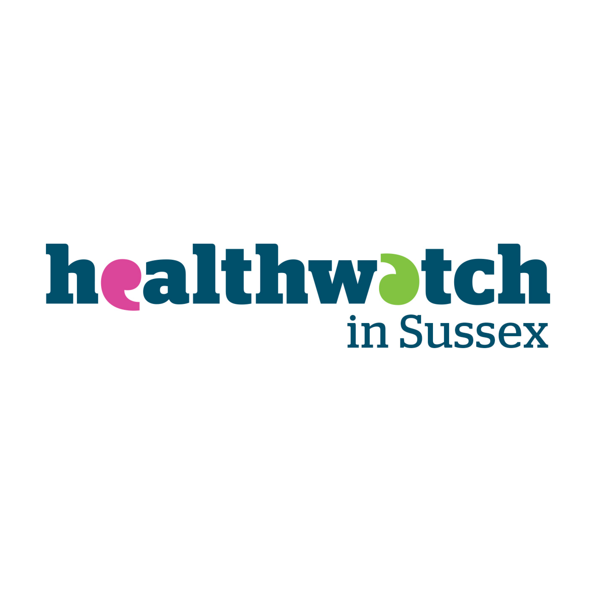 Healthwatch in Sussex logo