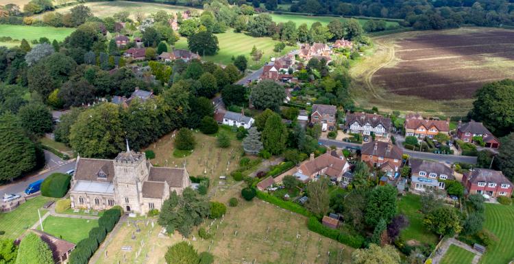 Warnham is a village and civil parish in the Horsham district of West Sussex, England. The village is centred 2 miles NNW of Horsham, 31 miles from London, to the west of the A24 road