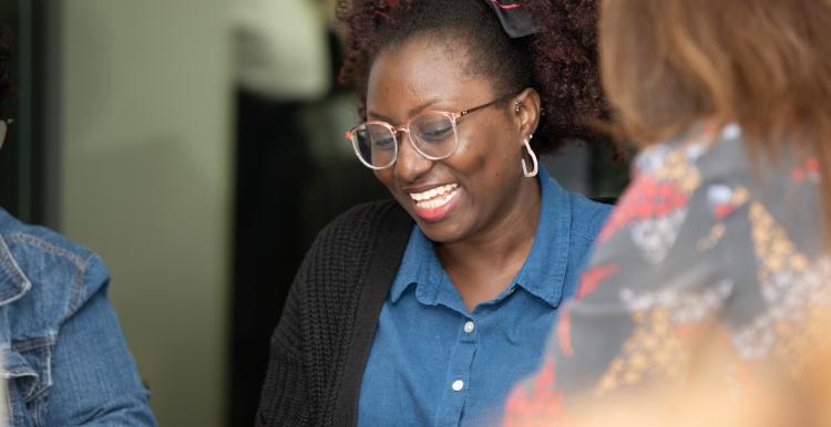 Group of people talking