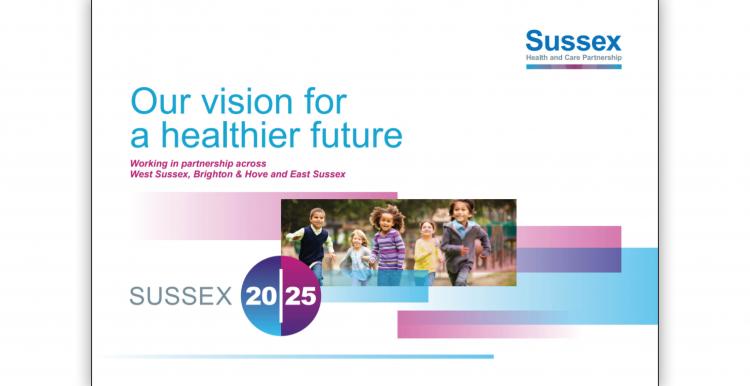 Front page of Sussex Health and Care Partnership Vision report