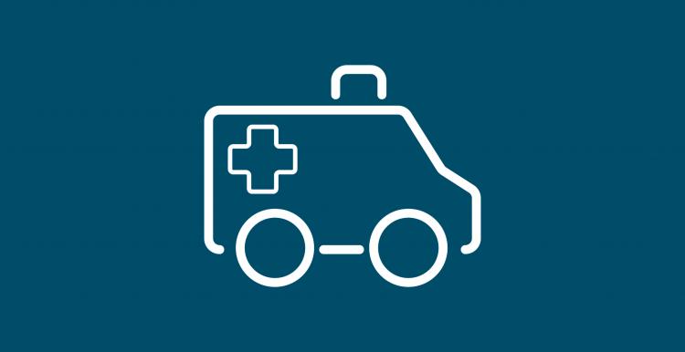 Hospital transport icon