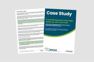 If something doesn’t feel right, speak up. Don’t put it off.