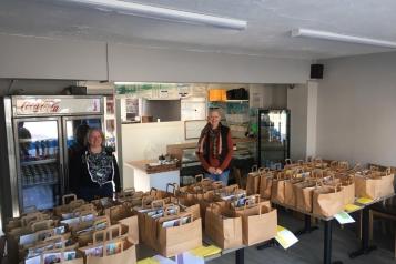 Image of Selsey Foodbank info table at event