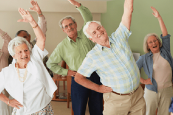 AHS image of older people doing exercise
