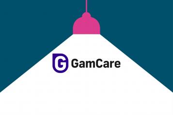 GamCare logo under spotlight graphic