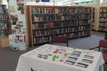 Healthwatch stand at library