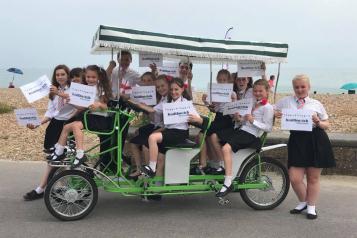 HealthwatchWestSussexGirlsOnBike