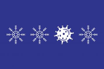 Graphic of snowflakes