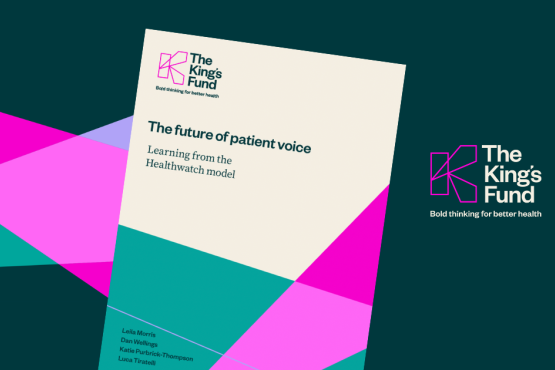 The future of patient voice Learning from the  Healthwatch model