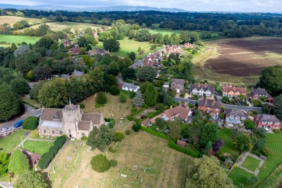 Warnham is a village and civil parish in the Horsham district of West Sussex, England. The village is centred 2 miles NNW of Horsham, 31 miles from London, to the west of the A24 road