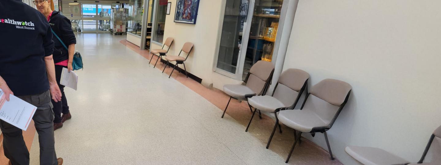 Our volunteers visiting a hospital for the Enter and View programme