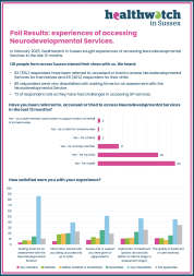 Poll Results: Experiences of accessing Neurodevelopmental Services.