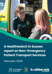 Image of the cover of the Non-Emergency Patient Transport Services report 