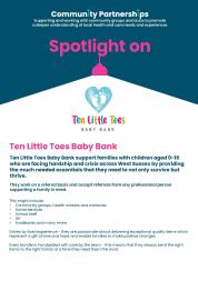 Spotlight report: Ten Little Toes Baby Bank